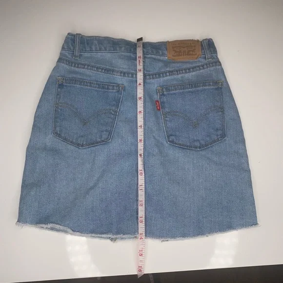 Levi’s girl high rise skirt size 10 regular - Picture 3 of 8